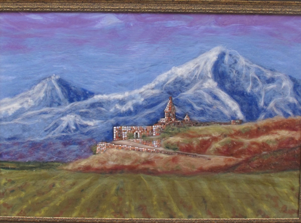 Гора Арарат Армения рисунок