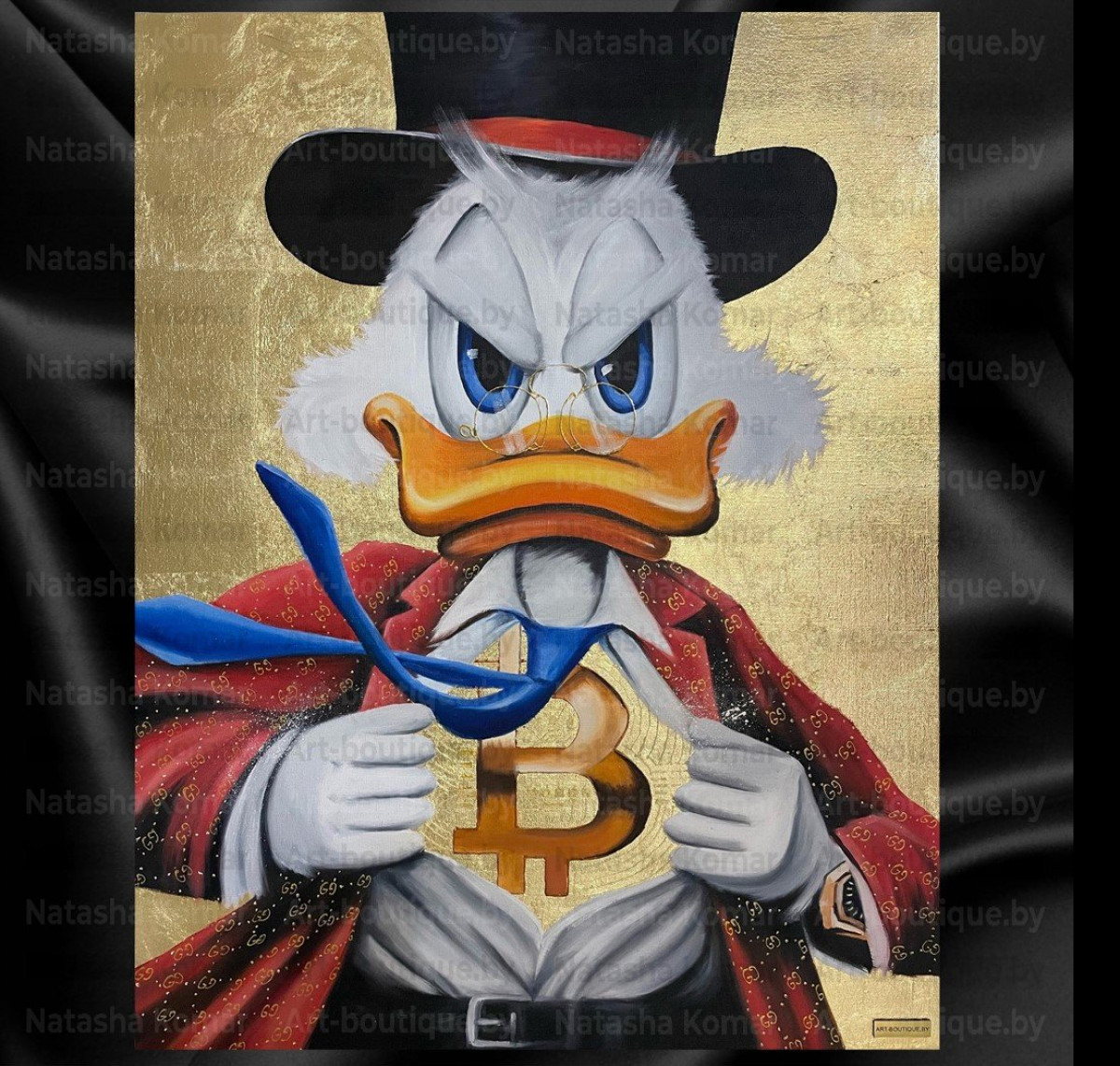 Скрудж макдак биткоин крипто арт scrooge mcduck bitcoin